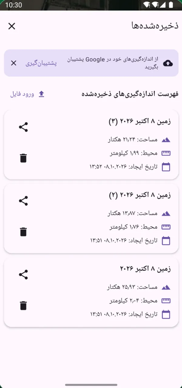 ذخیره، اشتراک، پشتیبانگیری